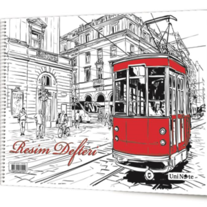 Çınar 24 x 34 cm 15 Yaprak Karton Kapak Resim Defteri